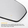 Ford Mondeo Right Side White Heated Mirror Glass (2014-2022)