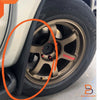 Toyota Hilux Vigo Fortuner Black Rubber Front Mud Flap Splash Guard (05-14)