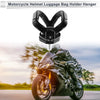 Motorcycle Hanging Hook 1 Pc Black Butterfly-type Open-closed Double Hook