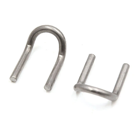 Motorcycle Scooter 8pcs Universal U Shaped Exhaust Pipe Muffler Pull Hooks