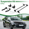 Toyota RAV4 6 Pcs Front Suspension Kit (2001-2023)