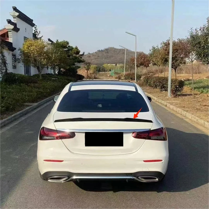 Mercedes Benz E-Class Sedan 2020-2023 Glossy Black Rear Spoiler