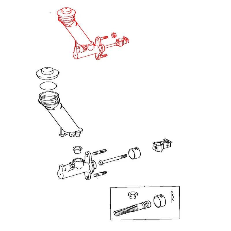 Toyota Corona 1992-2001 5/8 Clutch Master Cylinder