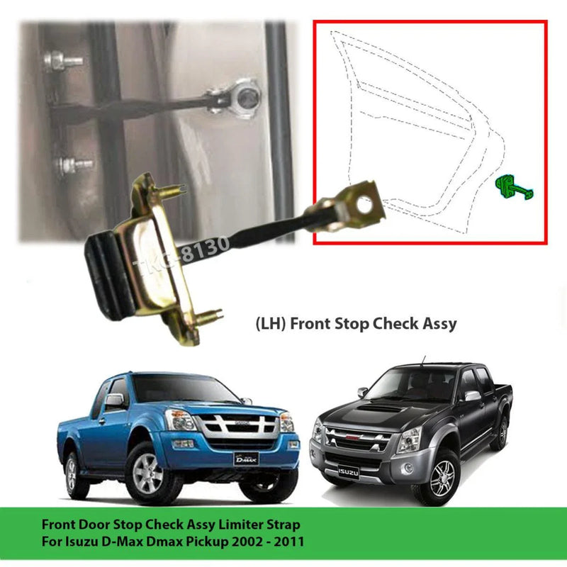 Isuzu D-Max DMax Left Front Door Stop Check Limiter Strap (2002-2011)