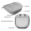Universal Sk Gray Soft Front Seat Cover Pad Cushion