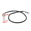 12V Headlight Fog Light - Red LED Switch ON/OFF Push Button