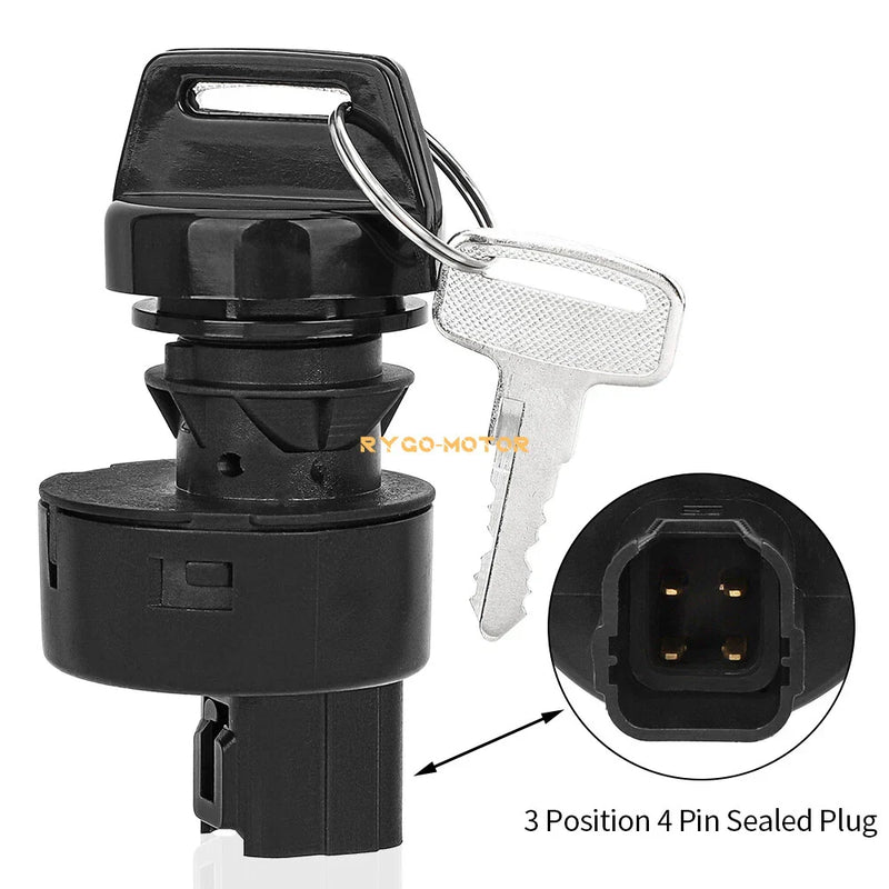 Polaris Ignition Switch / 3 Position / 4 Pins