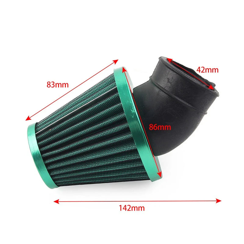 Make & Model Green Motorcycle Air Intake Filter Cleaner