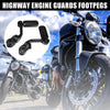 Harley Foot Pegs / 1 Pair / Long Angled Mount Pedal