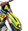 Suzuki RMZ 250 2010-2018 Throttle Style Decals Custom Graphics Full Kit