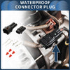 Kawasaki Suzuki Motorcycle Black 2 x Pin Waterproof Connector Plug