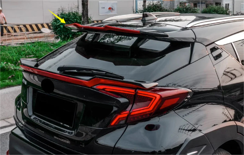 Toyota C-HR Rear Window Roof Spoiler Wing Lip Unpainted (2016-2019)