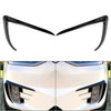 Tesla Model X Carbon Fiber Front Fog Light Eyebrow Cover Trim (15-20)