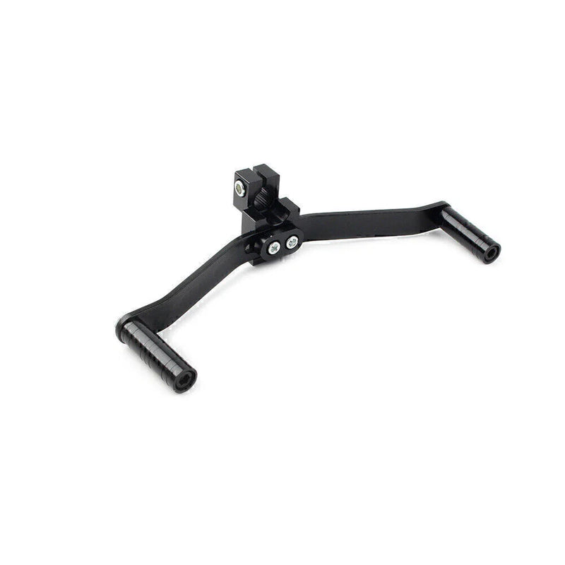 Universal Motorcycle 21cm Black Dual Way Gear Shift Lever Footrest Pedal Shifter