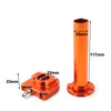 Motorcycle Universal Orange 7/8" Turn Twist Throttle Handle Bar Tube