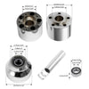 Harley Touring Electra Glide Single Disc Front Wheel Hubs (1997-2008)