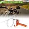 Motorcycle Handlebar 22mm CNC Aluminum Orange
