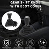 Peugeot 206 (2005-2008) Black Faux Leather 5 Speed Gear Shift Knob & Cover