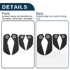 Ford EcoSport (2013) - Black Car Door Anti Kick Pad Sticker Protector