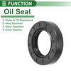 Oil Seal 5 x 35x58x12mm NBR Rubber Seal Ring Black