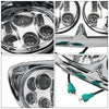 Harley Road Glide 5 3/4in Projector LED Dual Front Headlight Lamp (1998-2013)