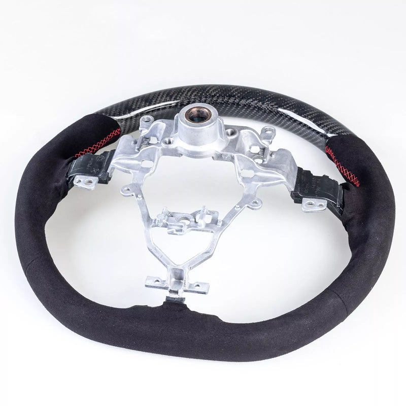 Suzuki Swift Carbon Flat Bottom Suede Steering Wheel (2018-2021)