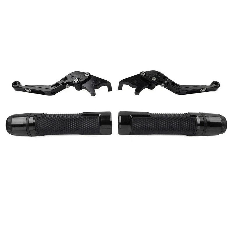 Yamaha FZ MT 07 09 Folding Extendable Brake Clutch Lever Grip Set (2014-2020)
