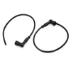 Make Model 4 x Silicone 90 Degree Spark Cap Ignition Wire Cable Black
