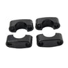 Dirt Pit Bike ATV Black 22mm 7/8" Handlebar Mount Clamp Riser