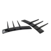 Universal Cars Black Front Rear Side Fender Vents Air Vent Trim