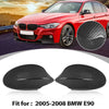 BMW E90 E91 Rearview Mirror Covering Cap Carbon Fiber (2005 - 2008)