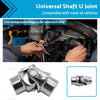 Car 3/4" Round Stainless Steel Universal Single Steering Shaft U Joint