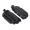 Harley Dyna Fat Bob Low Rider Super Glide Black Rear Footpeg Mounts (2006-2017)