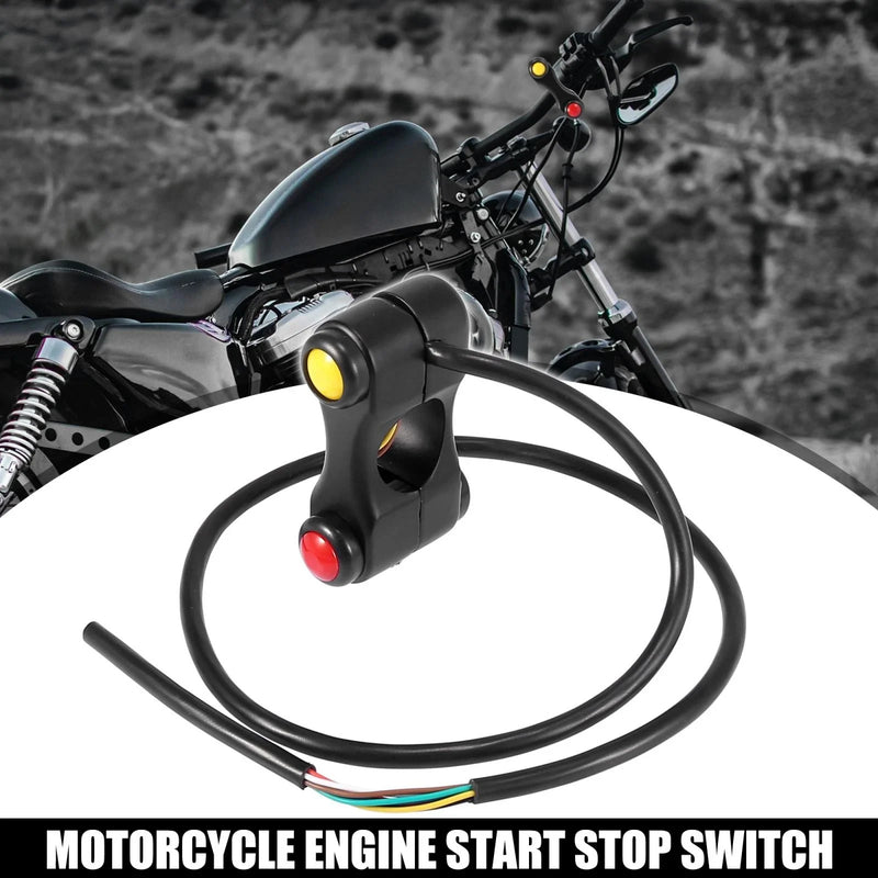Motorcycle Handlebar Switches 12V 3-Button