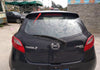 Mazda 2 M2 5dr HB Gloss Black Boot Spoiler Wing ABS (2008-2014)