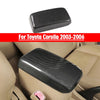 Toyota Corolla Carbon Fiber ABS Console Armrest Cover Trim (2003–2006)