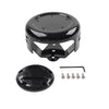 Harley Big Twin Sportster XL (1991-2023) Black 5 Hole Horn Cover Kit