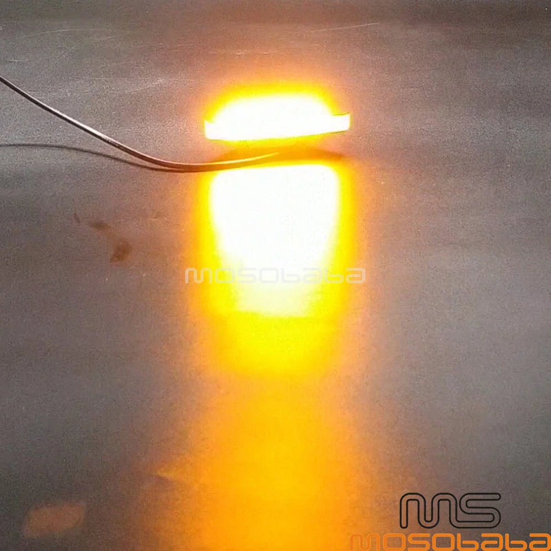 BMW S1000RR LED Mirror Block Off Sequential Turn Signals Amber (2020-2021)