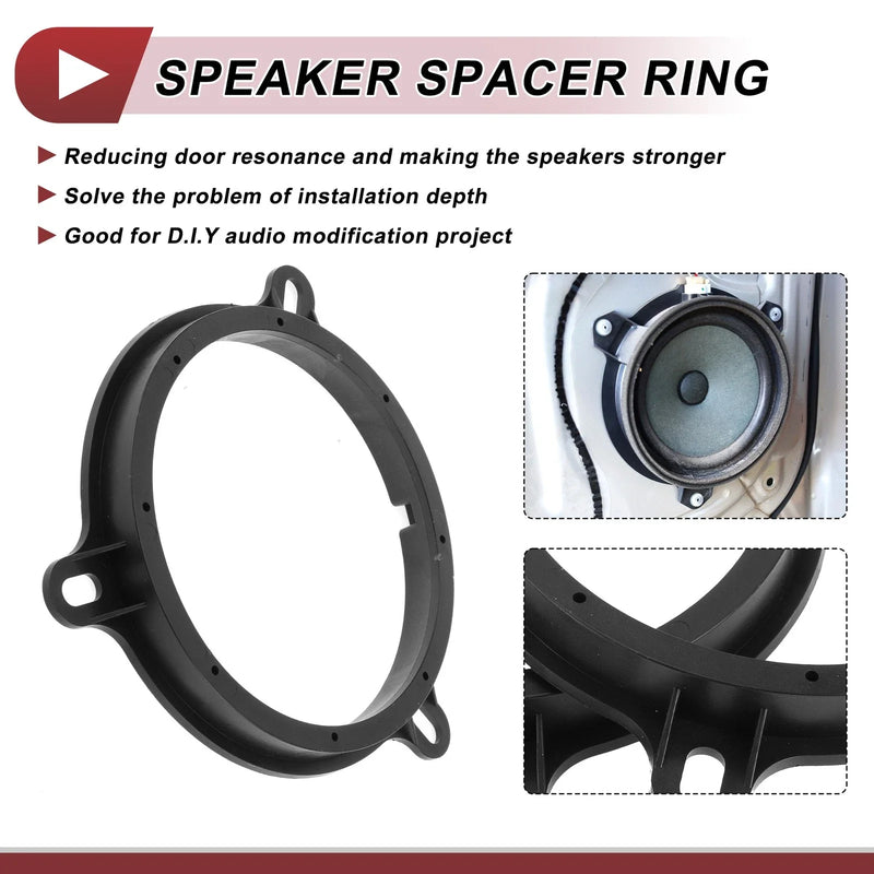 Nissan Murano (2003-2008) 6.5" Adaptor Speaker Spacer Rings
