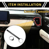 Chevy Colorado (23-24) Carbon Fiber Pattern Central Control Air Vents Cover