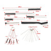 Various Models 21pcs Airbrush Spray Gun Nozzle Cleaning Tool Kit