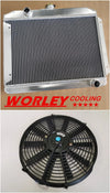 Datsun 180B 44mm Aluminum Radiator + Fan (1971-1976)
