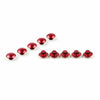 Motorcycle Hexagon Screws 10 x M10 Red Protective Caps (T4)