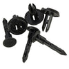 50 x 6mm Car Bumper Hood Clips Rivets Retainers Fasteners Nylon