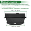 Peugeot 5008 (2017-2021) Gloss Black Cargo Cover