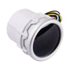 Car (0-8000 RPM) Black Face 2" 52mm 12V White LED Tachometer Gauge