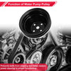 Chevy SBC Small Block LWP Double-Groove Long Water Pump Pulley