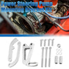 Chevy Silver Tone Power Steering Pump Bracket Adjustable Kit