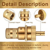 Car SUV 6-30 PSI Air Valve Core 4 x Brass Tire Deflators Kit