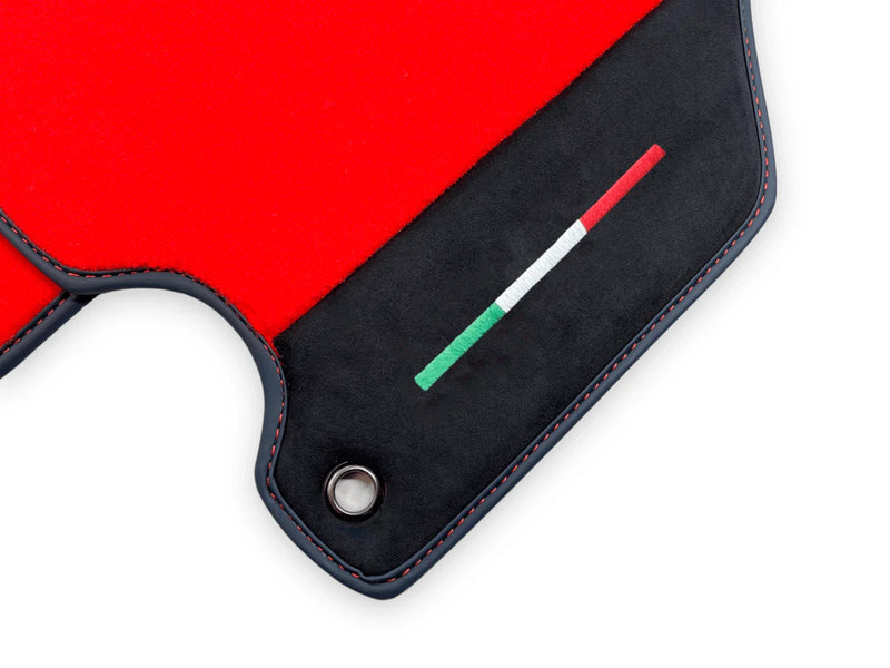 Ferrari 360 Modena with Alcantara Leather Red Car Mats (2000-2005)